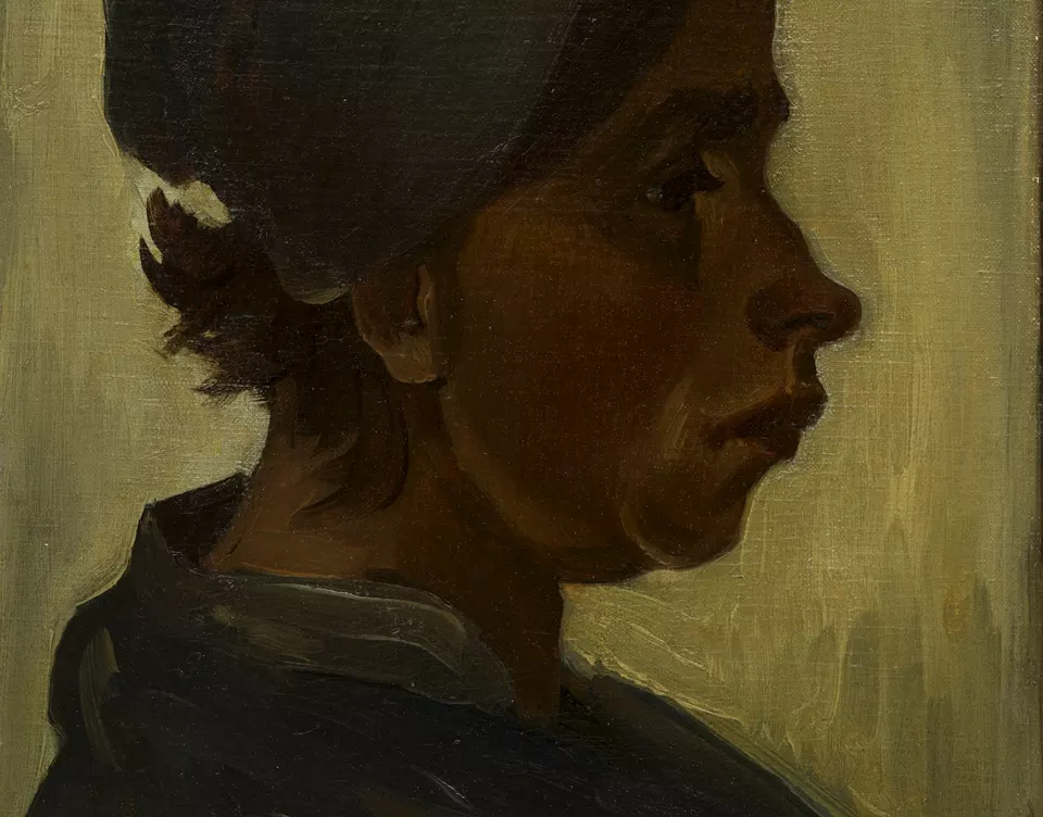 Vincent Van Gogh (1853-1890) - Head of woman (mars 1885) - Noordbrabants museum - Source : Noordbrabants museum